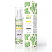 Разогревающее массажное масло Gourmet Spearmint Organic с органическими ингредиентами - 50 мл. - Exsens - купить с доставкой в Нижнем Тагиле