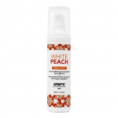 Разогревающее массажное масло Gourmet White Peach Organic с органическими ингредиентами - 50 мл. - Exsens - купить с доставкой в Нижнем Тагиле