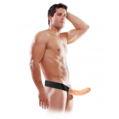 Полый страпон 8  Hollow Strap-On телесного цвета - 19 см. - Pipedream - купить с доставкой в Нижнем Тагиле