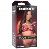 Мастурбатор-вагина Karlee Grey ULTRASKYN Pocket Pussy - Doc Johnson - в Нижнем Тагиле купить с доставкой