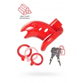 Красный мужской пояс верности из пластика - ToyFa - купить с доставкой в Нижнем Тагиле