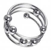 Большое металлическое кольцо под головку пениса - ToyFa - купить с доставкой в Нижнем Тагиле