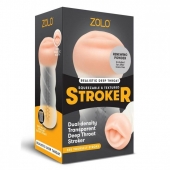 Мастурбатор-ротик ZOLO DEEP THROAT - Zolo - в Нижнем Тагиле купить с доставкой