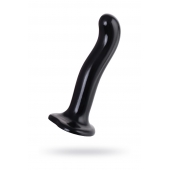 Черный стимулятор для пар P G-Spot Dildo Size L - 19 см. - Strap-on-me - в Нижнем Тагиле купить с доставкой