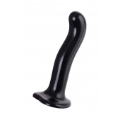 Черный стимулятор для пар P G-Spot Dildo Size L - 19 см. - Strap-on-me - в Нижнем Тагиле купить с доставкой