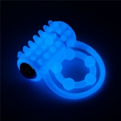 Голубое, светящееся в темноте виброкольцо Lumino Play Vibrating Penis Ring - Lovetoy - в Нижнем Тагиле купить с доставкой