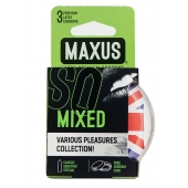 Презервативы в пластиковом кейсе MAXUS AIR Mixed - 3 шт. - Maxus - купить с доставкой в Нижнем Тагиле