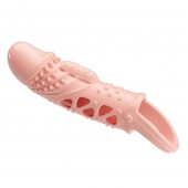 Телесная насадка с вибрацией Cecelia - 18,5 см. - Baile - в Нижнем Тагиле купить с доставкой