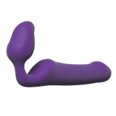 Фиолетовый безремневой страпон Queens L - Adrien Lastic - купить с доставкой в Нижнем Тагиле