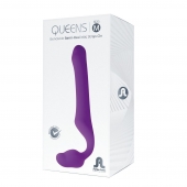 Лиловый безремневой страпон Queens M - Adrien Lastic - купить с доставкой в Нижнем Тагиле