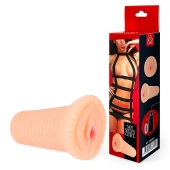 Реалистичный мастурбатор-вагина телесного цвета с вибрацией - Bior toys - в Нижнем Тагиле купить с доставкой