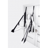 Черные секс-качели на дверь Anonymo №0505 - ToyFa - купить с доставкой в Нижнем Тагиле