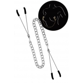 Регулируемые зажимы для сосков Sweet Caress Nipple Chain - Sweet Caress - купить с доставкой в Нижнем Тагиле