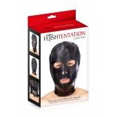 Маска-шлем с прорезями для глаз и рта - Fetish Tentation - купить с доставкой в Нижнем Тагиле