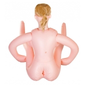 Надувная секс-кукла с реалистичной головой и поднятыми ножками - ToyFa - в Нижнем Тагиле купить с доставкой