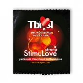 Разогревающий гель-лубрикант Stimulove Strong в одноразовой упаковке - 4 гр. - Биоритм - купить с доставкой в Нижнем Тагиле