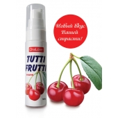 Гель-смазка Tutti-frutti с вишнёвым вкусом - 30 гр. - Биоритм - купить с доставкой в Нижнем Тагиле