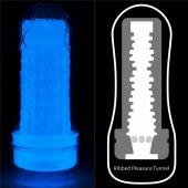 Светящийся в темноте мастурбатор Lumino Play Masturbator Ribbed - Lovetoy - в Нижнем Тагиле купить с доставкой