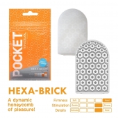 Карманный мастурбатор HEXA-BRICK - Tenga - в Нижнем Тагиле купить с доставкой