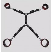 Изысканный набор фиксаций на кровати Reversible Under Mattress Restraint Set - Fifty Shades of Grey - купить с доставкой в Нижнем Тагиле