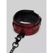 Красно-черные оковы Reversible Faux Leather Ankle Cuffs - Fifty Shades of Grey - купить с доставкой в Нижнем Тагиле
