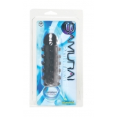 Дымчатая стимулирующая насадка с закрытой головкой SAMURAI PENIS SLEEVE BLACK - 14,5 см. - NMC - в Нижнем Тагиле купить с доставкой