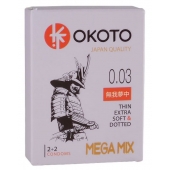 Набор из 4 презервативов OKOTO MegaMIX - Sitabella - купить с доставкой в Нижнем Тагиле