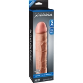 Телесная насадка Fantasy X-tensions Perfect 2  Extension - 20,3 см. - Pipedream - в Нижнем Тагиле купить с доставкой