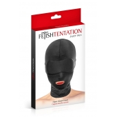Сплошная маска на голову с прорезью для рта - Fetish Tentation - купить с доставкой в Нижнем Тагиле