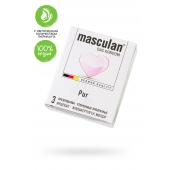 Супертонкие презервативы Masculan Pur - 3 шт. - Masculan - купить с доставкой в Нижнем Тагиле