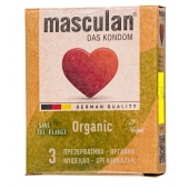 Экологически чистые презервативы Masculan Organic - 3 шт. - Masculan - купить с доставкой в Нижнем Тагиле