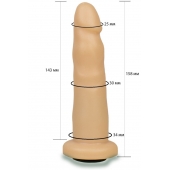 Телесная насадка Harness - 15,8 см. - LOVETOY (А-Полимер) - купить с доставкой в Нижнем Тагиле