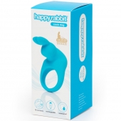 Голубое эрекционное виброкольцо Happy Rabbit Rechargeable Rabbit Cock Ring - Happy Rabbit - в Нижнем Тагиле купить с доставкой