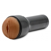 Коричневый мастурбатор-вагина Feel Stroker - Kiiroo - в Нижнем Тагиле купить с доставкой