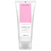 Смазка на водной основе Mixgliss Sweet с ароматом бабл-гам - 70 мл. - Mixgliss - купить с доставкой в Нижнем Тагиле