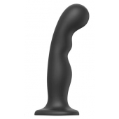 Черная насадка Strap-On-Me Dildo Plug P G size XXL - Strap-on-me - купить с доставкой в Нижнем Тагиле