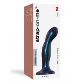 Темно-синяя насадка Strap-On-Me Dildo Plug Snaky size M - Strap-on-me - купить с доставкой в Нижнем Тагиле