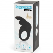 Черное эрекционное виброкольцо Happy Rabbit Rechargeable Rabbit Cock Ring - Happy Rabbit - в Нижнем Тагиле купить с доставкой