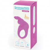 Фиолетовое эрекционное виброкольцо Happy Rabbit Rechargeable Rabbit Cock Ring - Happy Rabbit - в Нижнем Тагиле купить с доставкой