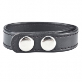 Кольцо на пенис SNAP COCK RING из искусственной кожи на клепках - BlueLine - в Нижнем Тагиле купить с доставкой