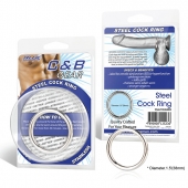Стальное эрекционное кольцо STEEL COCK RING - 4.5 см. - BlueLine - в Нижнем Тагиле купить с доставкой