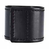 Хомут-утяжка для мошонки из искусственной кожи на липучке VELCRO BALL STRETCHER- 4 см. - BlueLine - в Нижнем Тагиле купить с доставкой