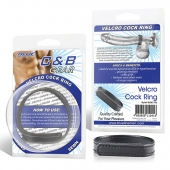 Кольцо на пенис из искусственной кожи на липучке VELCRO COCK RING - 5 см. - BlueLine - в Нижнем Тагиле купить с доставкой