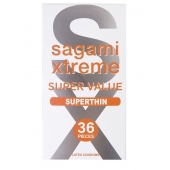 Ультратонкие презервативы Sagami Xtreme Superthin - 36 шт. - Sagami - купить с доставкой в Нижнем Тагиле