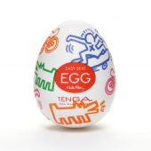 Мастурбатор-яйцо Keith Haring EGG STREET - Tenga - в Нижнем Тагиле купить с доставкой