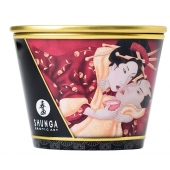 Массажная  свеча Sparkling Strawberry Wine с ароматом клубничного вина - 170 мл. - Shunga - купить с доставкой в Нижнем Тагиле