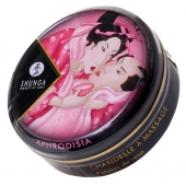 Массажная свеча Rose Petals с ароматом розы - 30 мл. - Shunga - купить с доставкой в Нижнем Тагиле