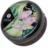 Массажная свеча Exotic Green Tea с ароматом зелёного чая - 30 мл. - Shunga - купить с доставкой в Нижнем Тагиле