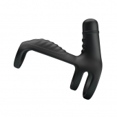 Черная вибронасадка на пенис Vibrating Penis Sling - Baile - в Нижнем Тагиле купить с доставкой