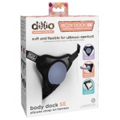 Черные трусики для страпона Body Dock SE на регулируемых ремнях - Pipedream - купить с доставкой в Нижнем Тагиле